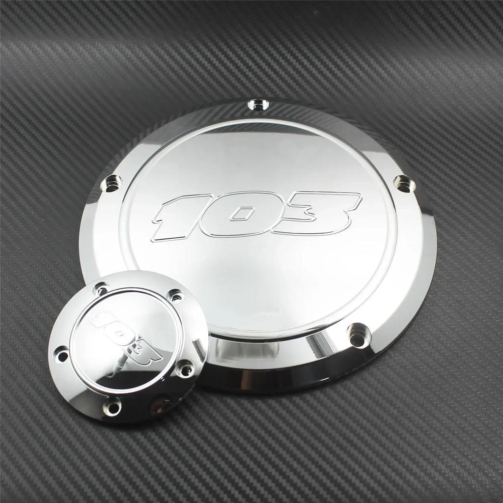 Motorcycle 5 Holes Derby Clutch Timing Timer Cover Engine Covers For Harley Dyna Touring Softail Electra Glide FLHR FXD 99-2017
