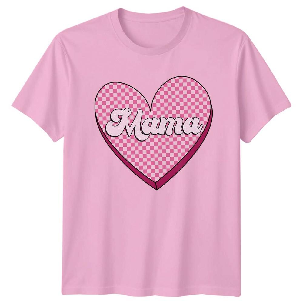 Mama Unisexs TShirt Groovy Retro Family Mothers Day Gift For Her