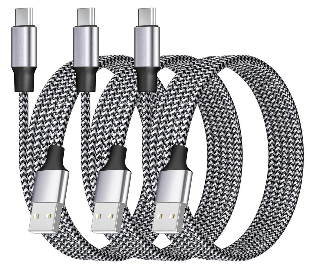 Fast-Charging Nylon Braided Data Cable for iPhone 11/12/13/14