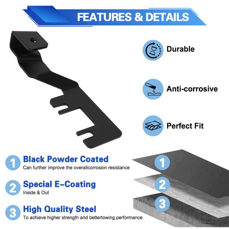 2Pcs Hood Ditch Light Bar Mount Brackets Kit Led Pod Light Work Light Bracket for Ford Ranger 2023 2024 2025