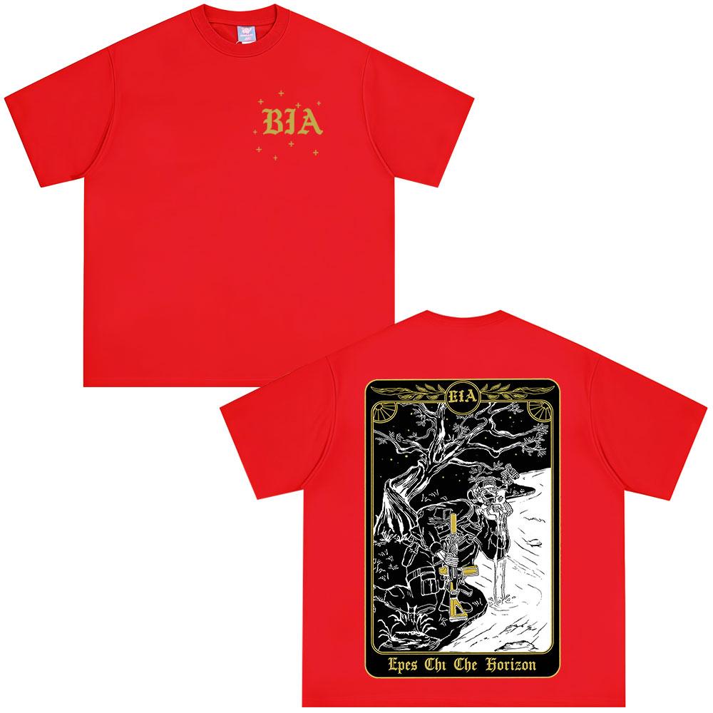 

Eyes on The Horizon Brothers in Arms Skeleton Printed Tshirt Unisex Women Clothing Casual Cotton Oversized Short Sleeves T Shirts S