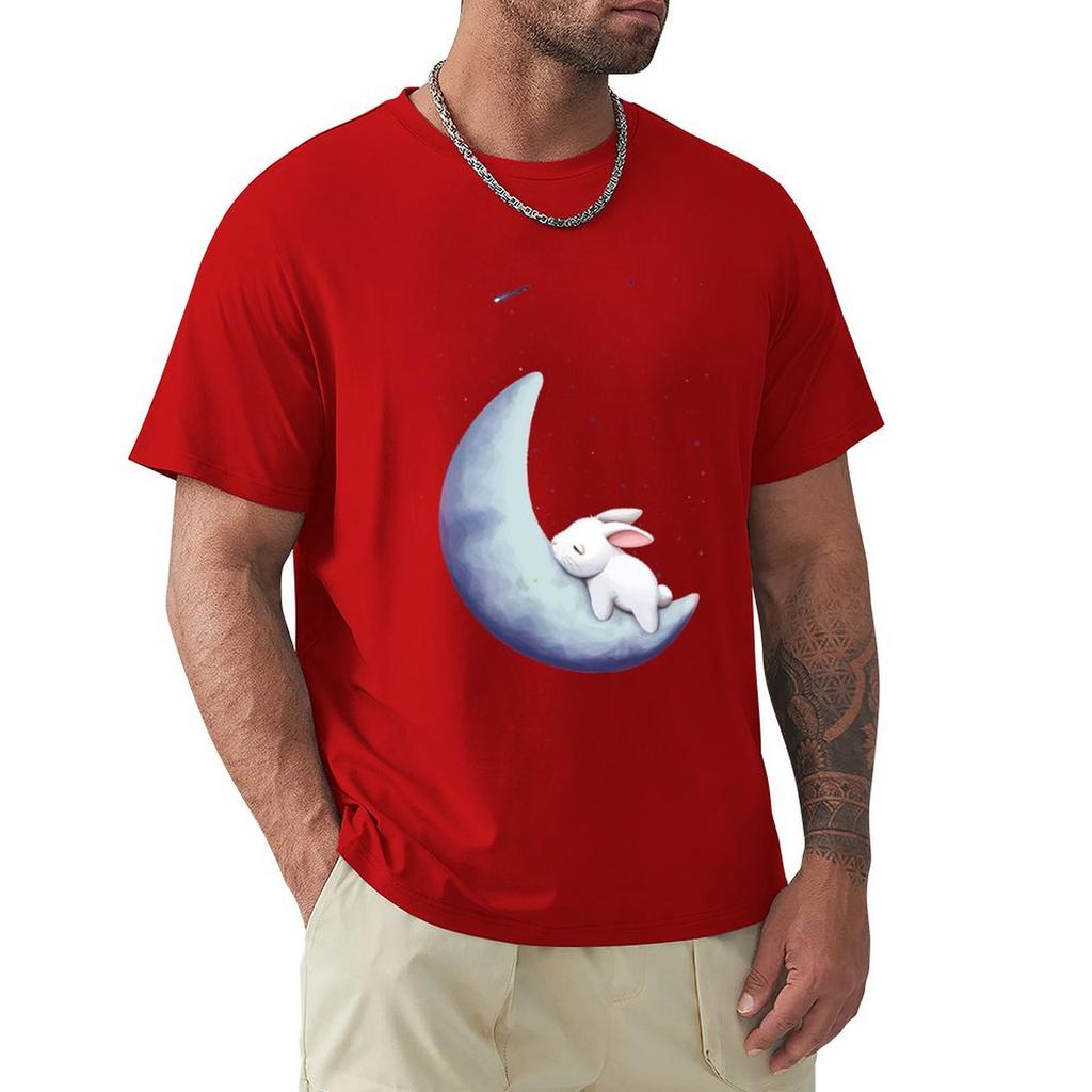 Moon T-Shirt Custom T Shirt Anime Tshirt Tops Luxury Clothes Men