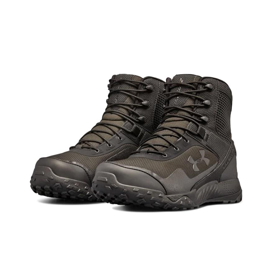 Under Armour Valsetz Rts 1.5 Wide High Top Hiking Shoes Men Hiking Shoes Black 3021035-001