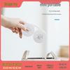 Five-Hole Mini Spray Fan: Portable, Folding, Clip-On, USB Chargeable Air Circulator with Light