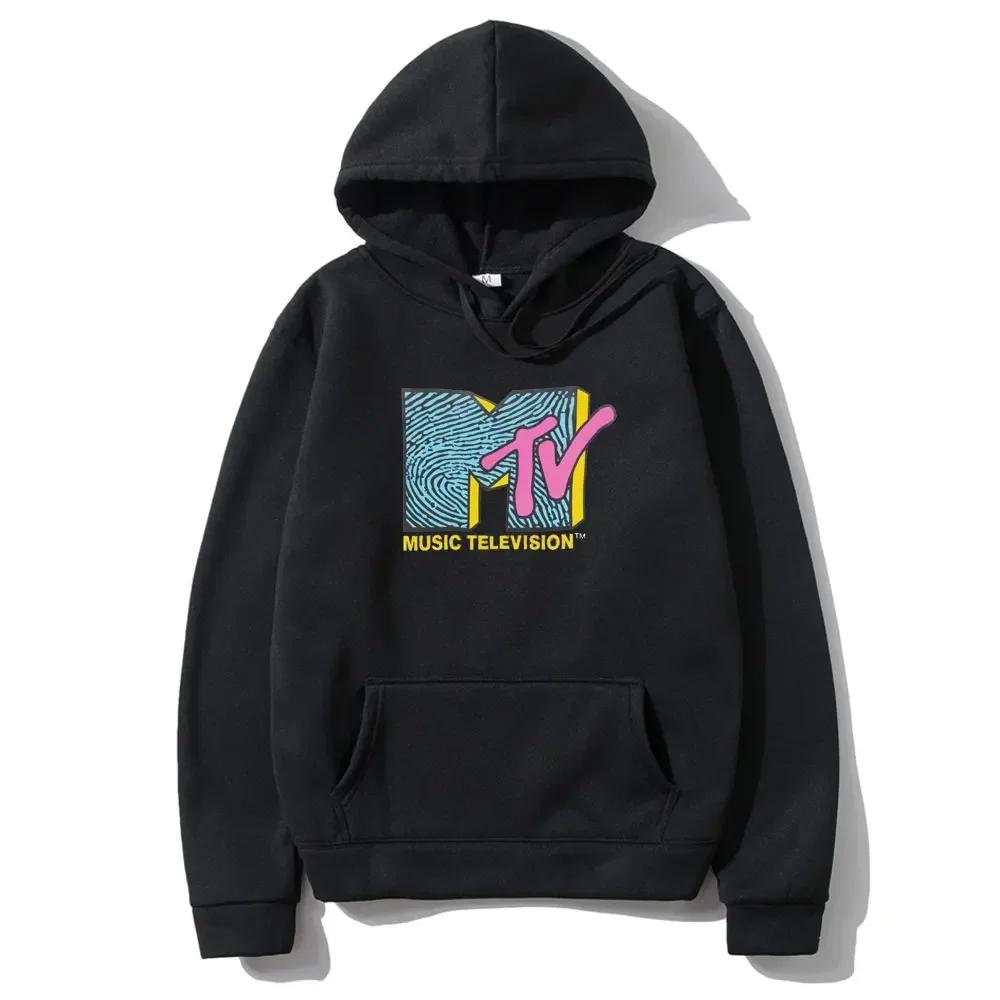 Frühlings- und Herbst Herren Hoodie Mtv Music TV bedruckter Pullover