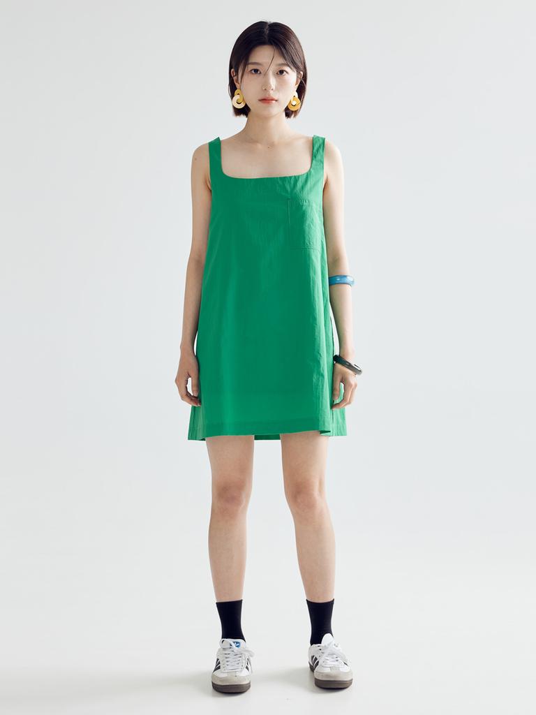Bomnal Boutique Square Mini Dress _ Green