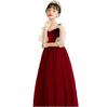 Piano Long Formal Junior [VIISEN] Girls' Children's Dress, Recital, Dress, Kids, Children's Dress, Dress, One-Piece Dress, Off-the-Shoulder, Dress,