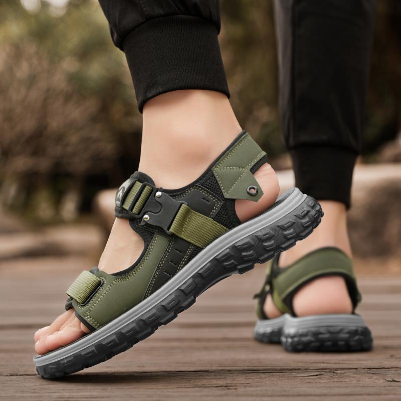 Fashion CYYTL Mens Sandals Casual Shoes Summer Beach Outdoor Slippers Walking Slides Comfort Luxury Designer Leather Lightweight Fashion