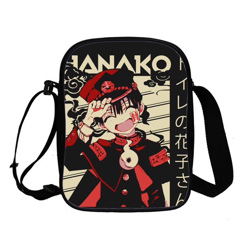Ground bound teenager Hua Zijun animation peripheral messenger bag, primary and secondary school student schoolbag 3D full color printing double