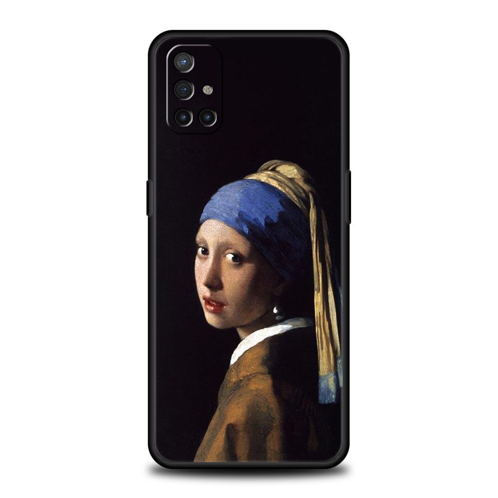 Mona Lisa Van gogh Oil Art Phone Case For OnePlus 10 9 Pro 9T 10R 9R 9RT 8T 8 7 6T 7T Nord 2T CE 2 5G N200 N10 N100 Black Cover
