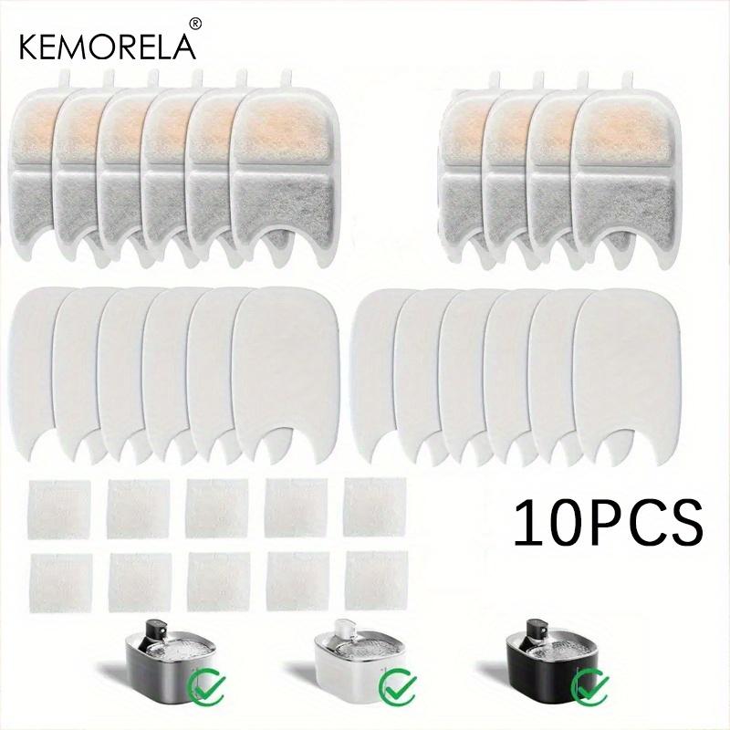 

10/12 шт. Сменные губки для фильтра фонтана для воды для домашних животных для 135 жидких унций/4 л фонтана для питья для кошек и собак, совместимые с фонтаном для воды