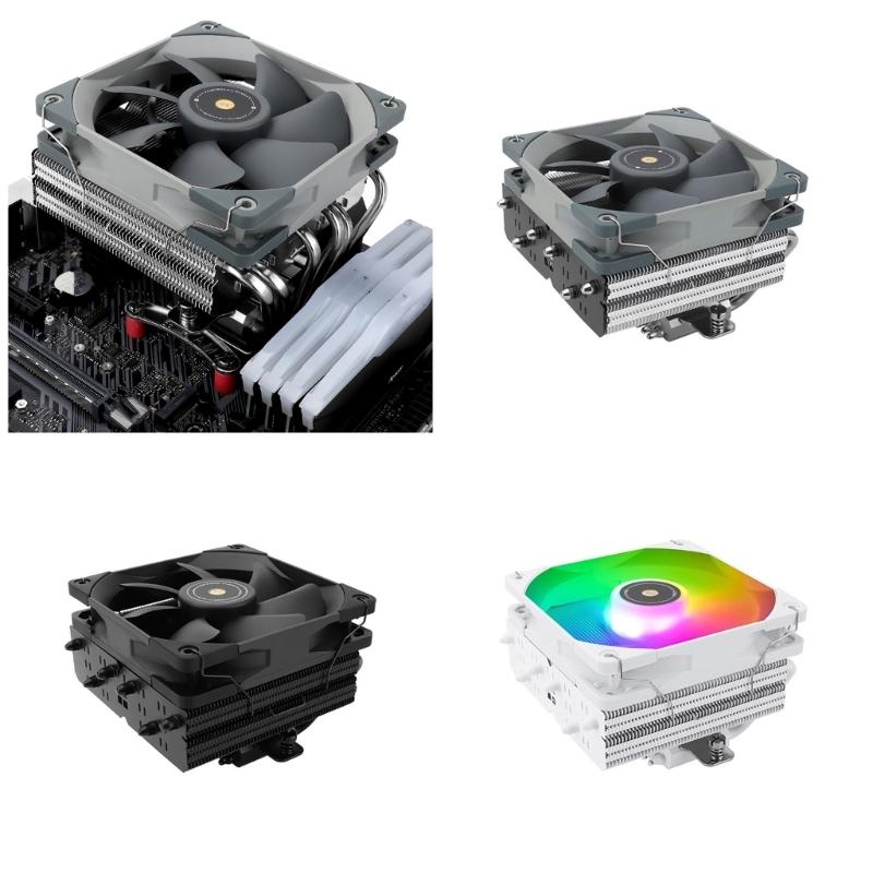 CPU Cooling Fan Low Noise Computer Processor Cooling Radiator Easy Installation for 1700 Various Motherboards