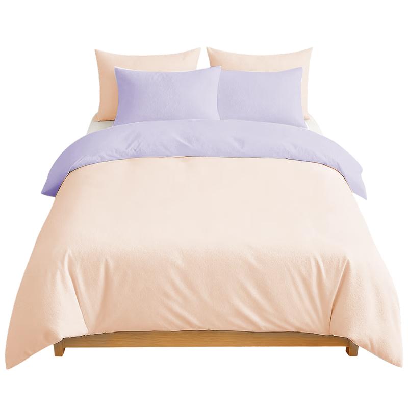 Meilicheng Disposable 4-Piece Bedding Set Disposable Bed Sheet and Duvet Cover Travel Essential Hotel Thickened 4-Piece Bedding Set
