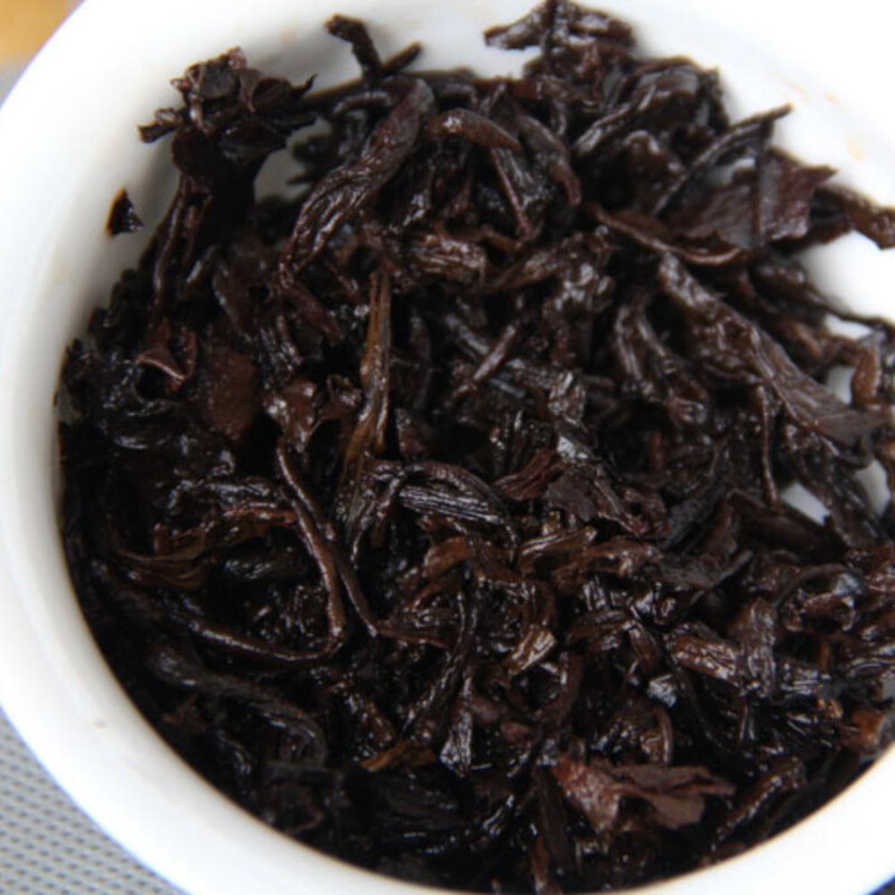 357g Ripe Pu-erh Tea Cake Yunnan Qizi Black Tea Smooth Earthy Shu Puer Daily Drinking Long Term Storage Natural Fermented