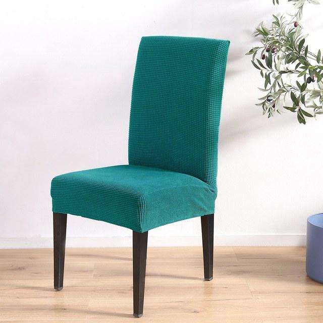 

Чехол на стул, водостойкий, спандекс, жаккардовый для столовой, ресторана, банкета, вечеринки, отеля, свадьбы, водоотталкивающий, 1 шт. Universal