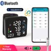 Digital Blood Pressure Monitor Upper Arm Bluetooth App Voice Broadcast LED Display Rechargeable BP Machine for Adults Elderly