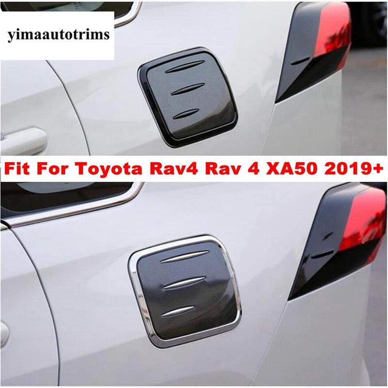 Side Body Fuel / Oil / Gas / Tank Protection Kit Cover Trim Plastic Accessories For TOYOTA RAV4 RAV 4 XA50 - 2024
