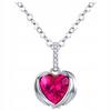 Chain Pr 925 Heart Heart Cubic Zirconia Wings Heart