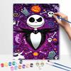 Disney Jack Skellington Oil Paint by Numbers Painting Kit Handmade Diy Home Decoration Gift