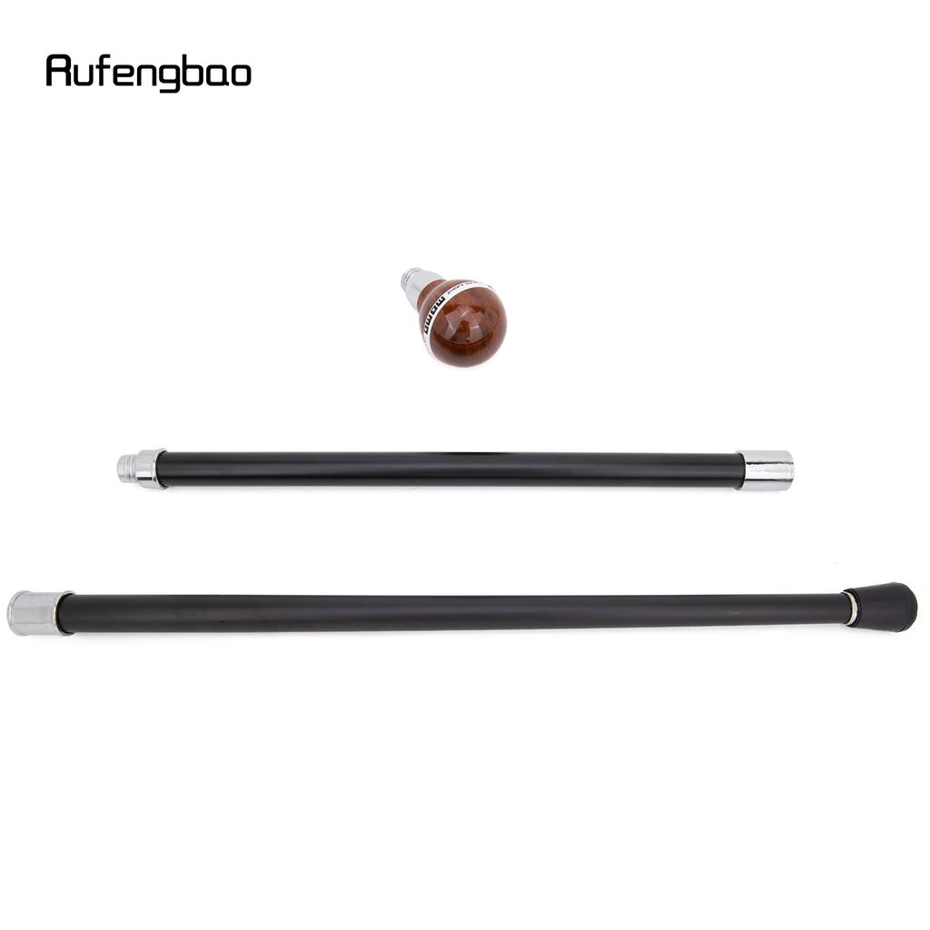 Rot Weiß Kugel Silber Gehstock Mode Dekorativer Gehstock Gentleman Elegant Cosplay Stock Krummstab 92cm
