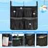 Durable Polyester Large Mesh Organizer Versatile Outdoor Pool & Bath Toy Storage Hanging Bag for All Ages