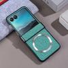 Luxury For Magsafe Magnetic Wireless Charge Hinge Case For Motorola Moto Razr 60 50 Ultra 25 Cloth Texture Hard Shockproof Cover
