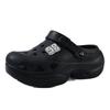 Hole shoes men's new summer wear non-slip bag head thick-soled casual sports big head slippers
