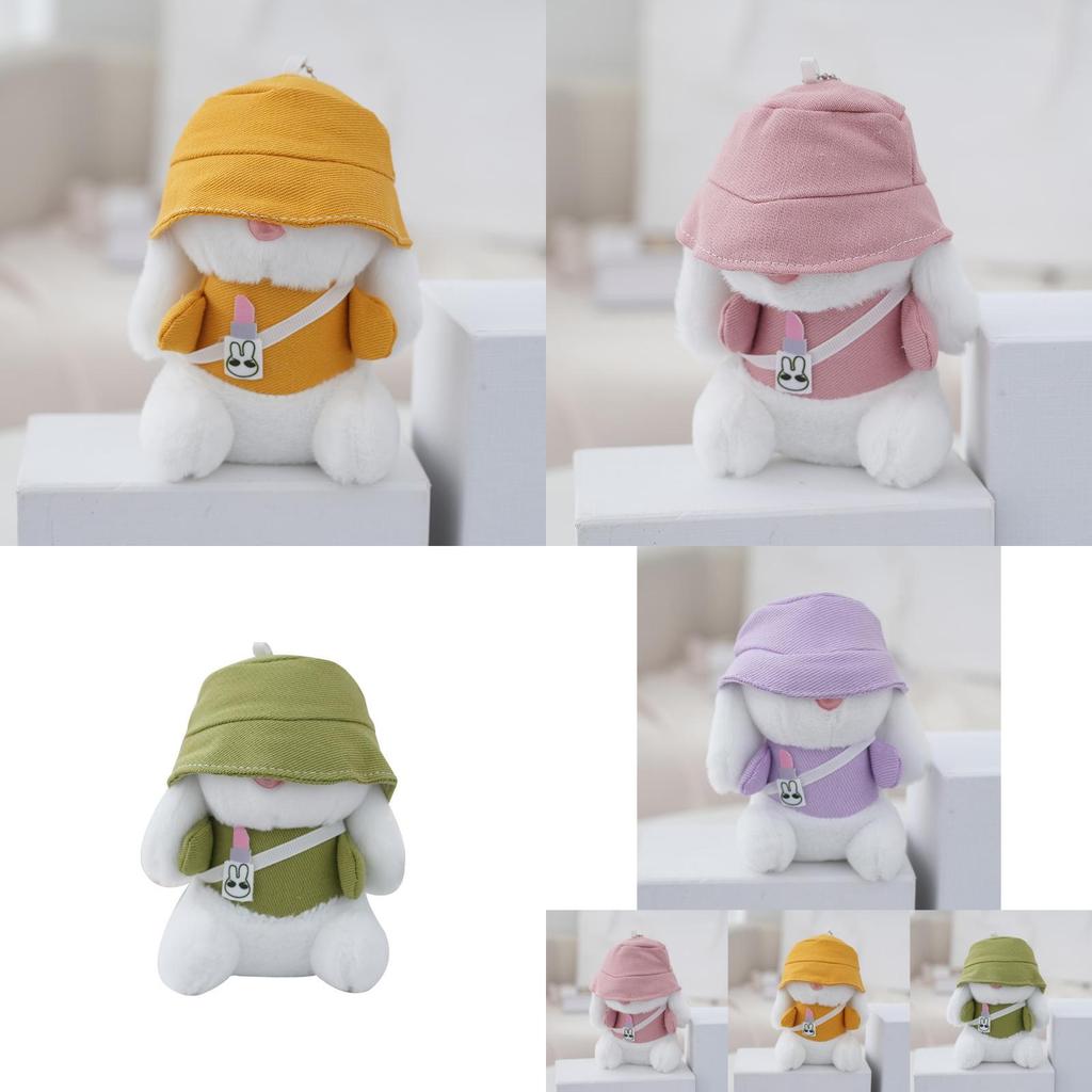 Stilvoller rosa Hasen-Schlüsselanhänger, liebliches Autozubehör und Rucksackanhänger für trendige Mädchen