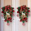 Christmas Wall Hanging Garland, Stair Pendant Wreath for Christmas Home Decor, New Year's Decoration