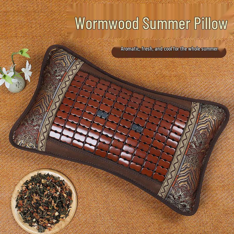 Free Shipping Summer Cooling Pillow - Mahjong, Tea, Bamboo & Rattan Styles for Adults and Students