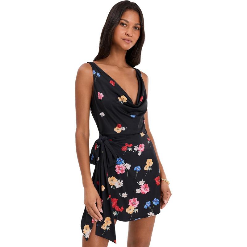 Sweet Xiaoxiangfeng 2026 summer new high-end temperament versatile lazy short dress XXS
