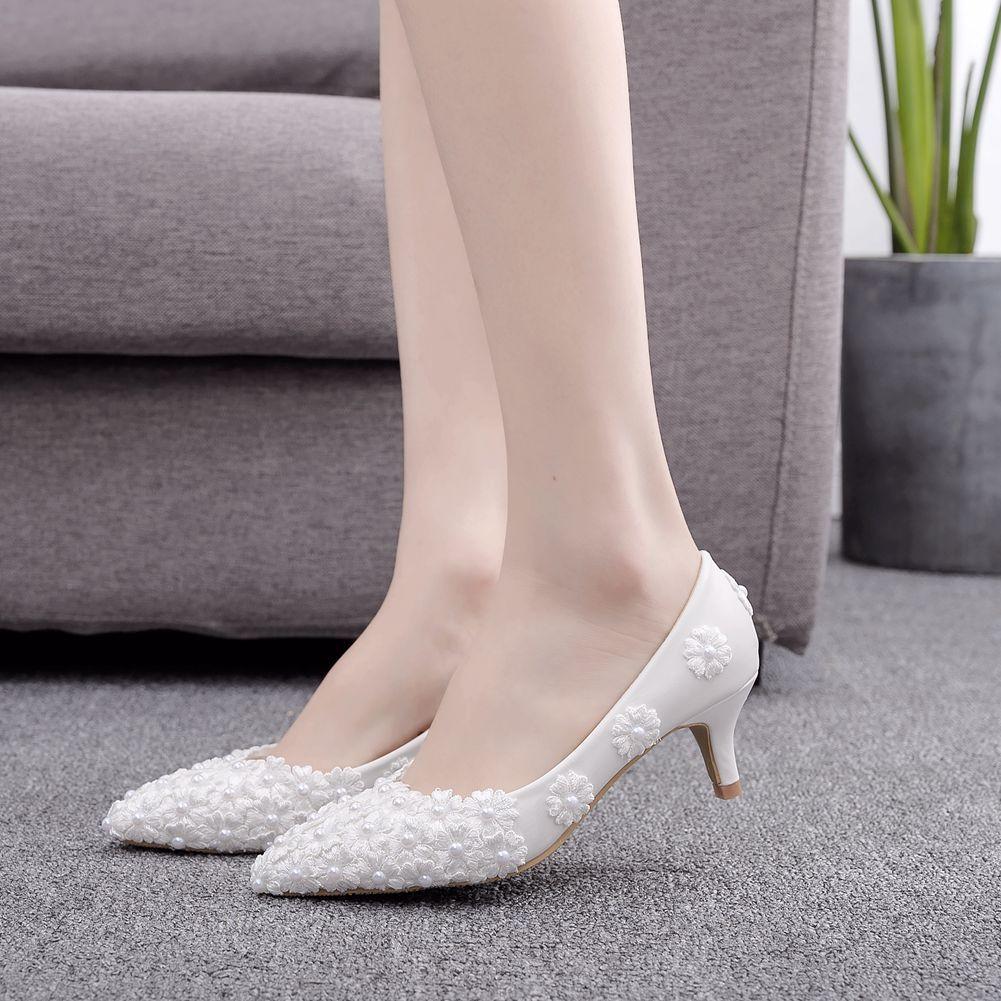 Early Spring Side Empty Slim Heel Single Shoes Spring Shoes New Women's Versatile Small Fragrance Style College Student Lace High Heels