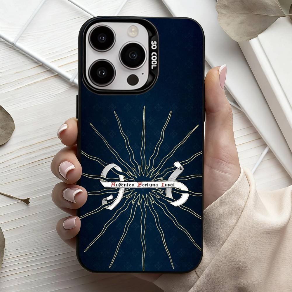 KCD Kingdom C-Come D-Deliverance  Phone Case For iPhone17,16,15,14,13,12,11 Plus,Pro Max Black Candy silver phone case