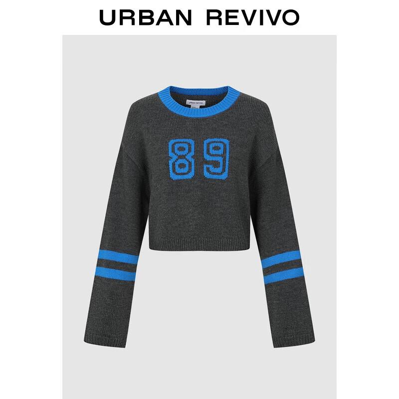 

UR Women s Preppy Colorblock Jacquard Knit Sweater S