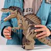Electric Walking Dinosaur Robot Toy with LED Lights And Sounds Spraying Function Mechanical Model for Kids Birthday Gifts
