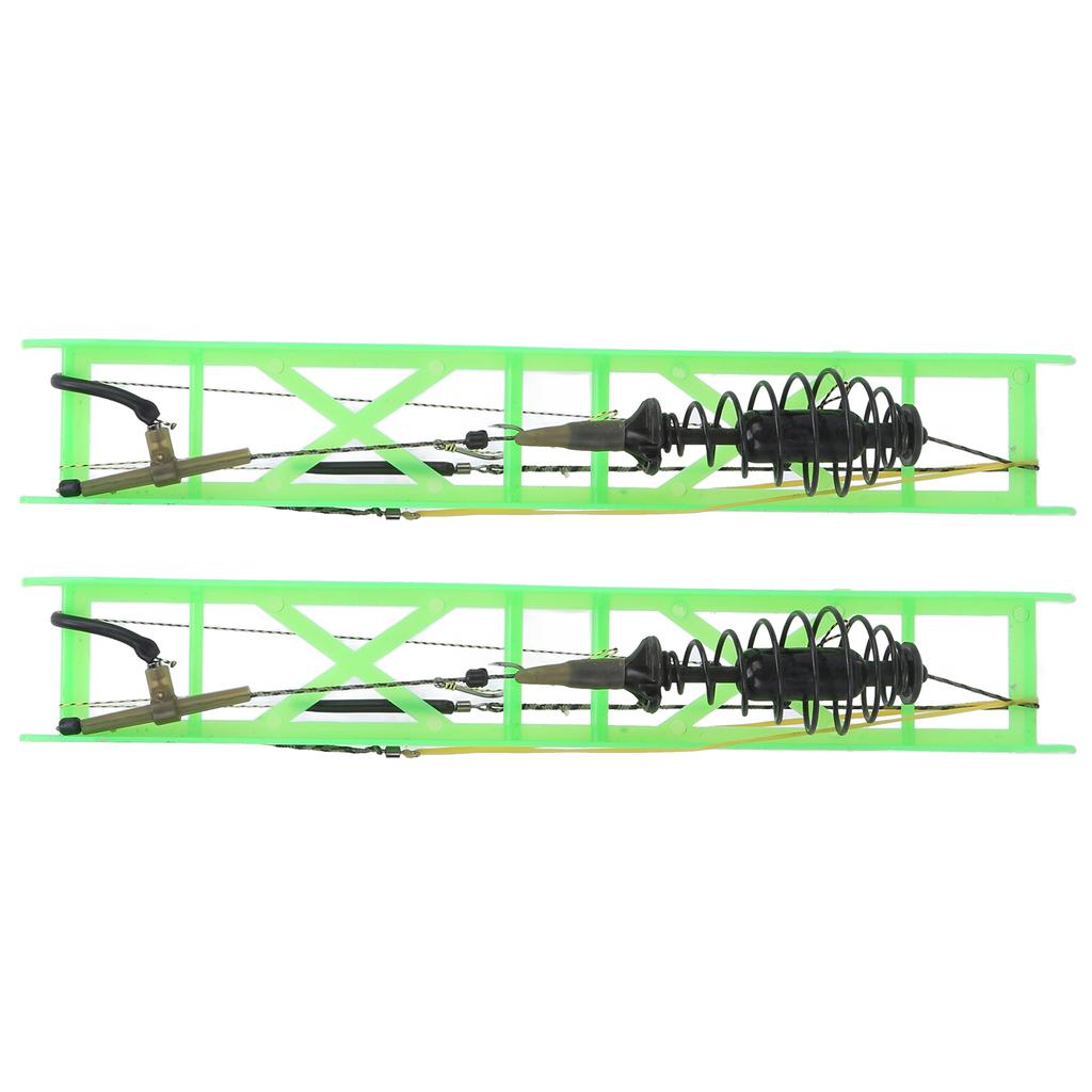 2pcs Fishing Bait Spring Lure Inline Fishing Bait Spring Hanging Tackle Tool with Hooks