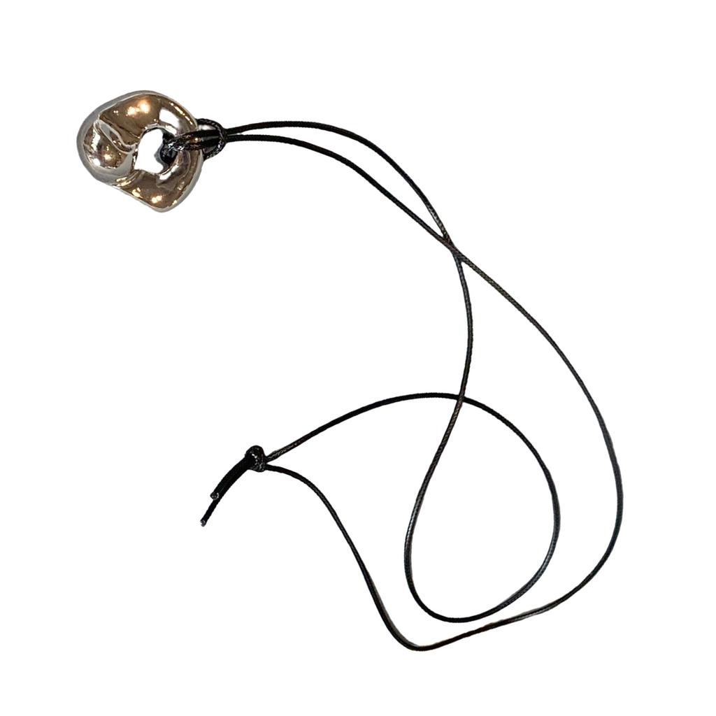 Fashionable Hollow Metal Pendant Necklace Adjustable Length Women Men Clavicle Chain Fashion Jewelry for Daily Wear