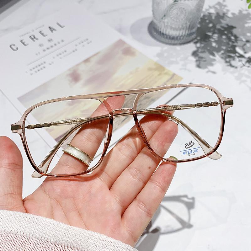 

Очки для мужчин и женщин с одинаковой волной двойного луча, вибрирующие Sonic Boom, онлайн-очки для знаменитостей, простые очки для близорукости. Blue light prevention