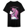 Sexy Ecchi Girl Shirt Vaporwave Crazy Waifu Lewd Anime Girl T-Shirt Size 2