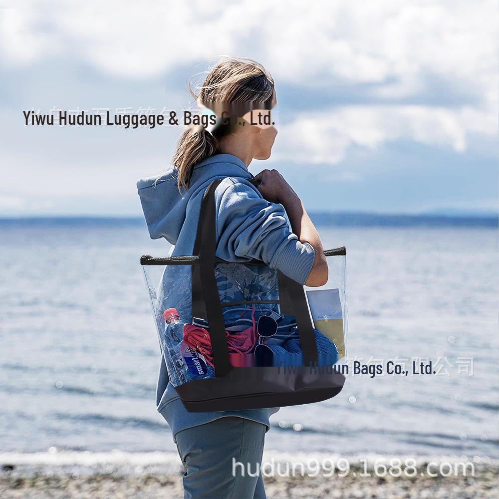 תיק חוף נייד PVC - עמיד בפני אבק קמפינג חיצוני ותיק כתף חוף ים