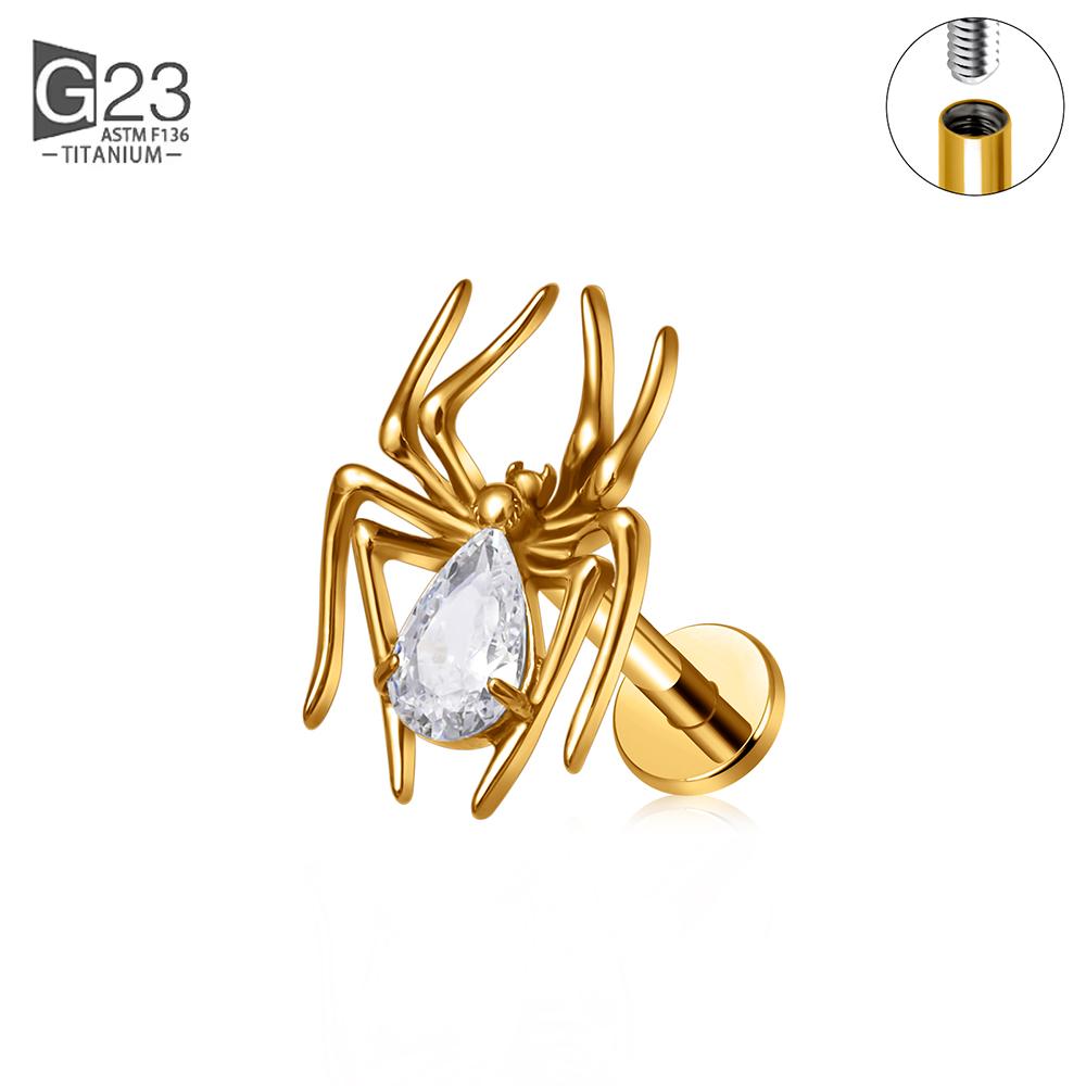 

G23 Titanium 16G Butterfly Leaf Conch Labret Cartilage Tragus Monroe Lip Nose Helix Stud Earring Animal Piercing Kit Jewelry 16G 1.2x5mm