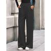 QICED Women's Fashion Casual Solid Color Print Pants & Capris