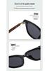 Stylish Large Frame Retro Sunglasses, UV Protection, Polarized Wood Grain Design for Men & Women, Slimming Effect for Broader Faces.