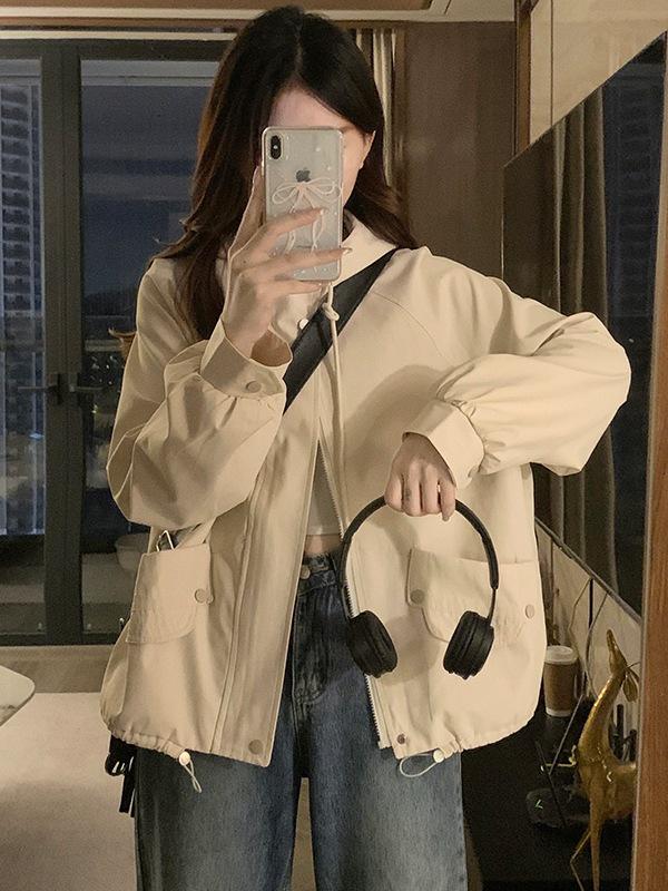 Off-White Hooded Loose Fit Windbreaker Jacket