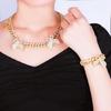 Bling Cuban Link Chain Butterfly Choker Necklace Thick Rapper Chains Hip-Hop