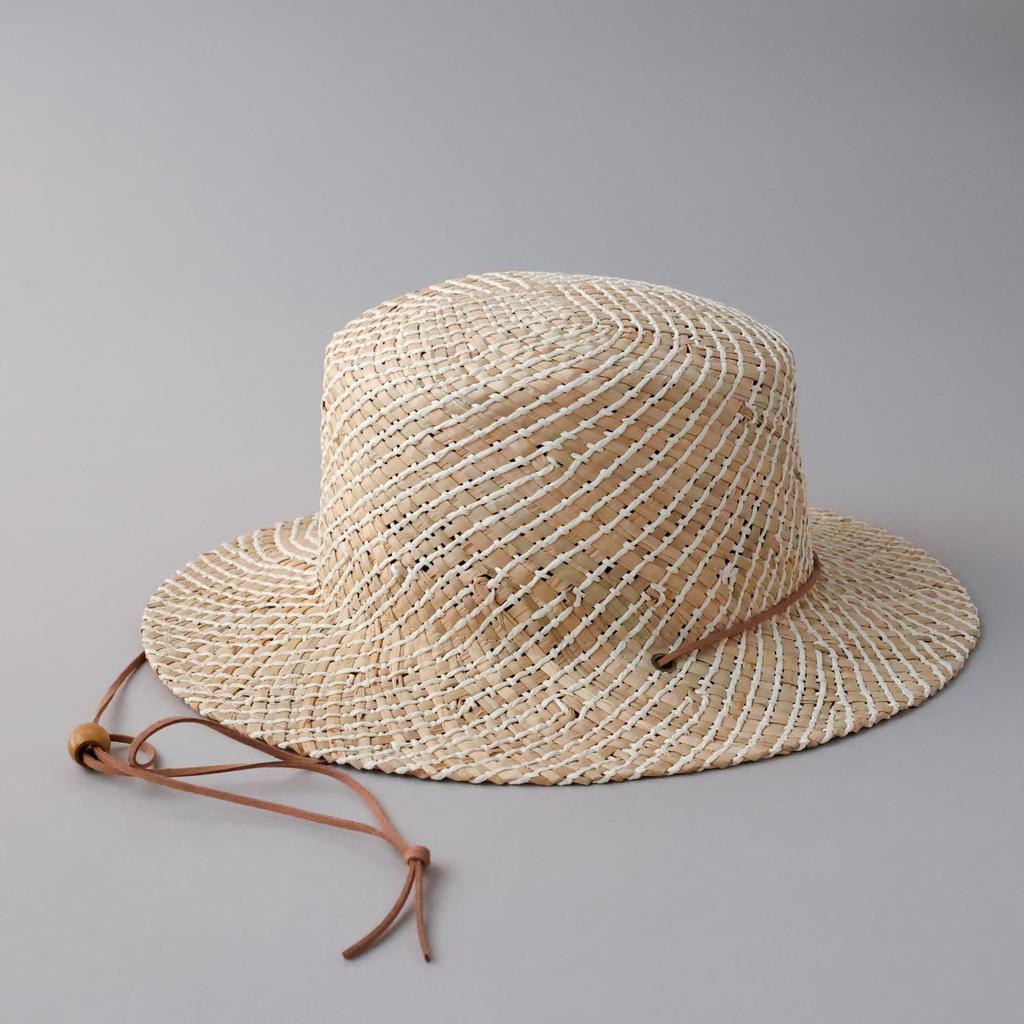 [Reck Hatter] Gama Blade Cancan Hat, Straw Hat, Hat, Straw Hat, Spring, Summer, Autumn, Men's GAMA BOATER HAT RH-215, Beige, M