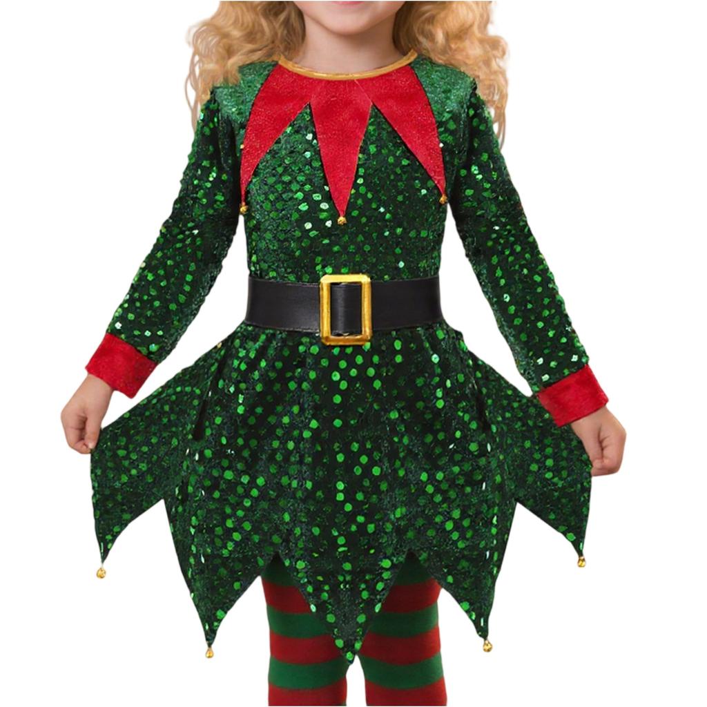 Children's Christmas Costumes, Holiday Party Christmas-themed Performance Cosplay Costumes