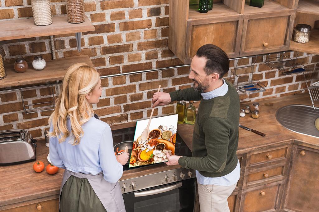 Glass Plate Cutting Board 52X40 Kitchen