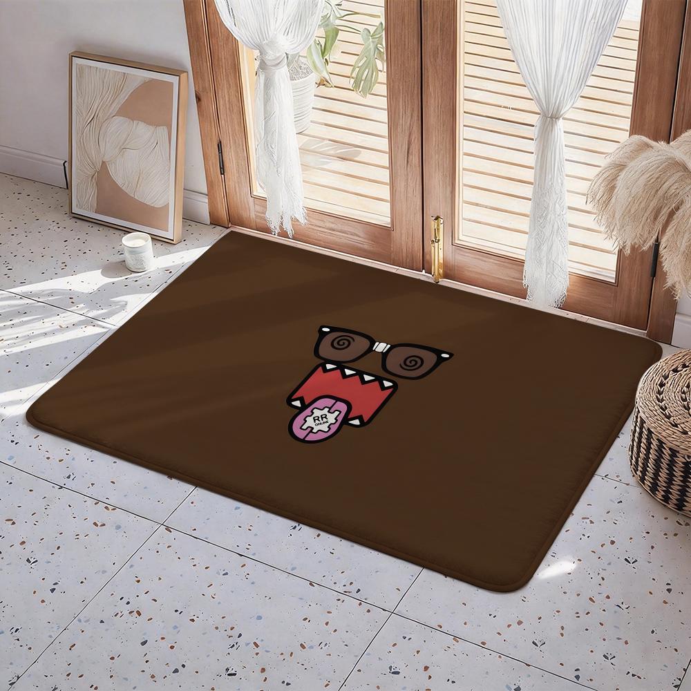 Video D Demo Floor Mat Eco Flannel Doormat Non Slip Odorless Indoor Floor Rug Soft Short Plush Home Mat