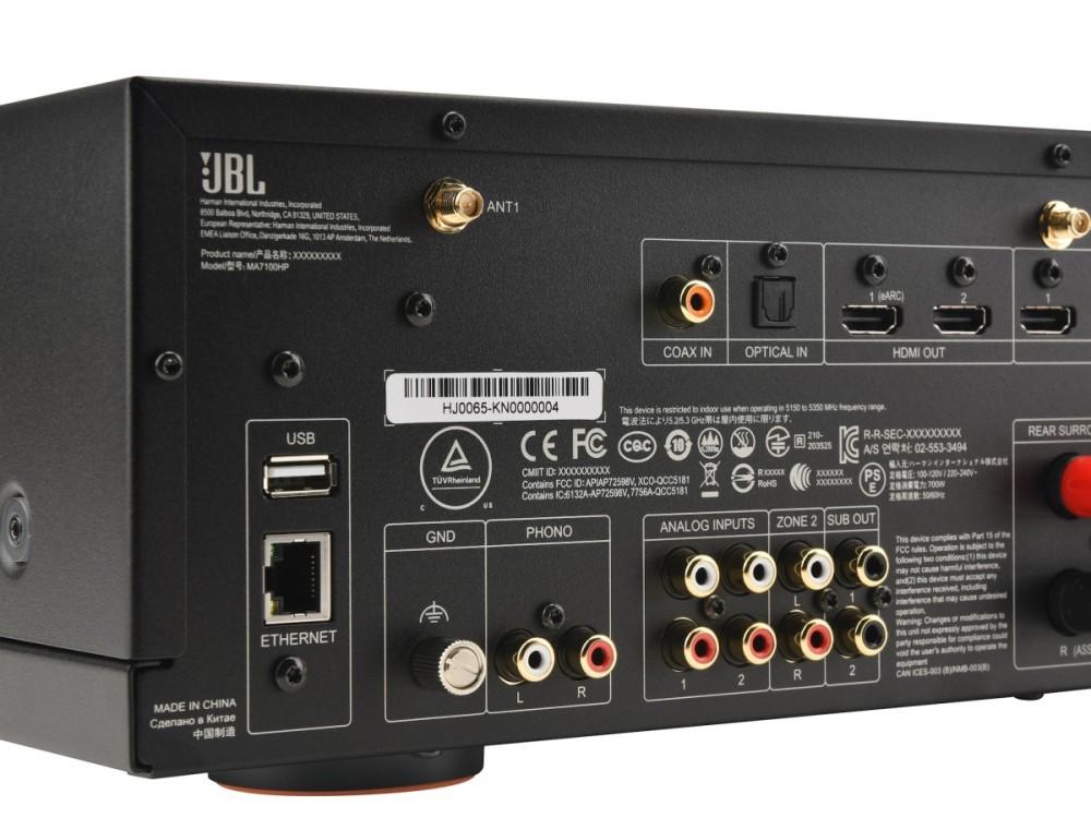 JBL MA7100HP SÍŤOVÝ 7.2 KANÁLOVÝ AV RECEIVER 125 W 8K Wi-Fi Bluetooth Dolby Atmos, JBL by HARMAN